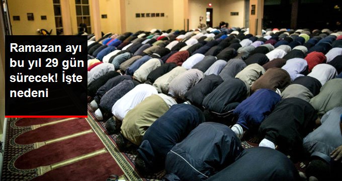 Diyanet Duyurdu! Ramazan Ayı Bu Yıl 29 Gün Sürecek