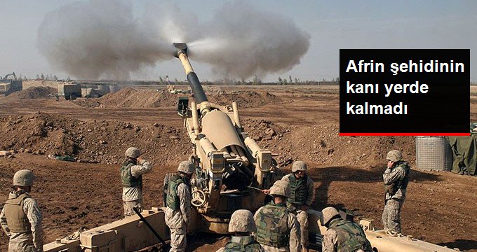 Afrin şehidinin kanı yerde kalmadı! 10 terörist etkisiz hale getirildi