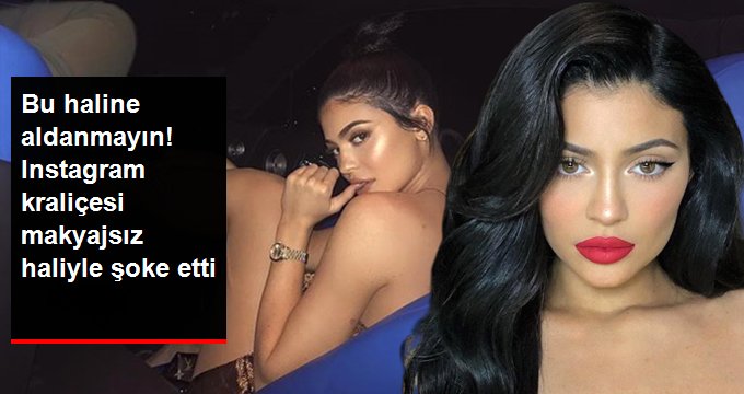 Bu haline aldanmayın! Instagram’ın kraliçesi makyajsız haliyle pes dedirtti