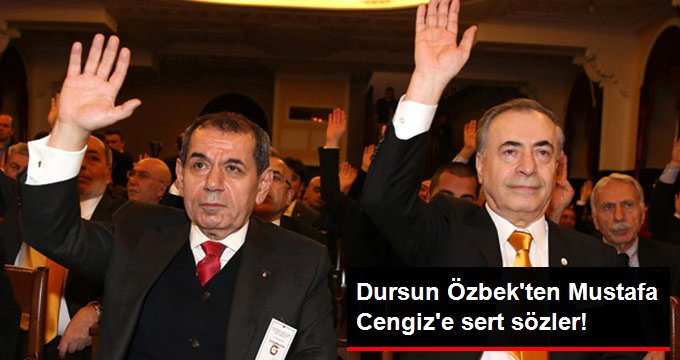 Dursun Özbek’ten Mustafa Cengiz’e sert sözler: Bakkal gibi yönetiyorlar