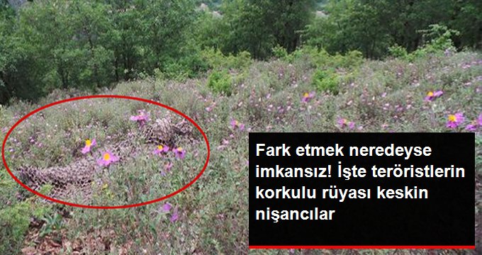 Fark etmek neredeyse imkansız! İşte teröristlerin korkulu rüyası keskin nişancılar