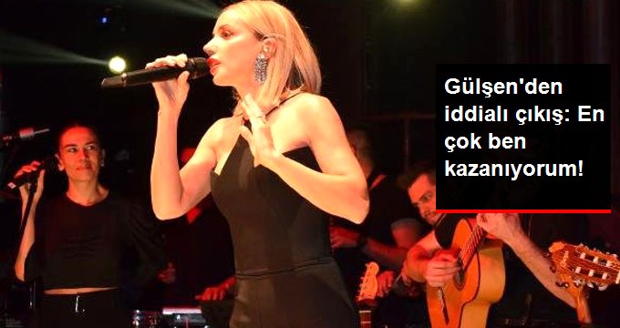 Gülşen’den iddialı çıkış: Sahnede en çok ben kazanıyorum