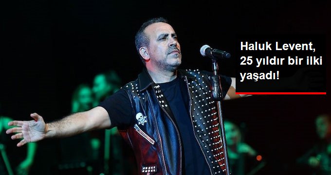 Konser biletlerinin tamamının tükendiğini öğrenen Haluk Levent şaşkınlık yaşadı: 25 yıldır bir ilk