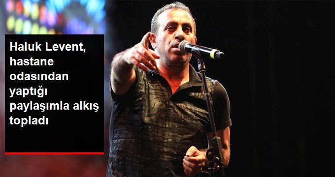 Haluk Levent, lösemi hastası baba ve kızı ziyaret etti