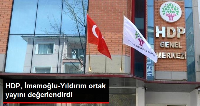HDP, ortak yayını değerlendirdi: İstanbul seçmenini etkilemez