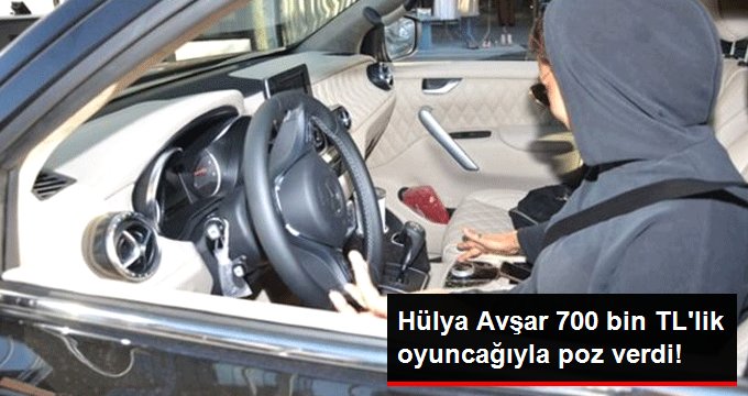 Hülya Avşar 700 bin TL’lik oyuncağıyla poz verdi!
