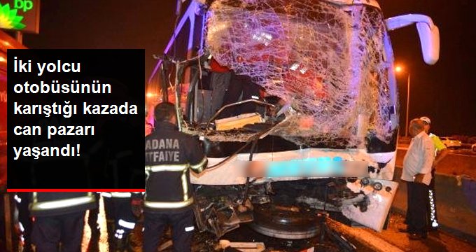 İki yolcu otobüsünün karıştığı zincirleme trafik kazasında çok sayıda kişi yaralandı!