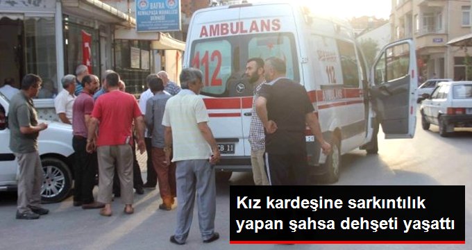 Kız kardeşine sarkıntılık yaptığını iddia ettiği şahsı bıçakla yaraladı
