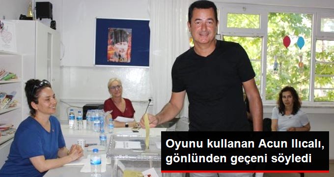 Oyunu kullanan Acun Ilıcalı: Gerilimin bitmesini istiyorum!
