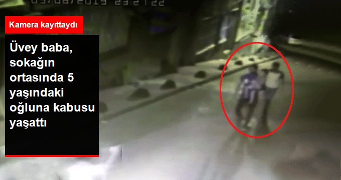 Bıçağını çeken üvey baba, 5 yaşındaki oğlunu kendine siper etti! O anlar kamerada