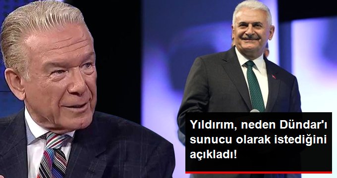 Yıldırım, ortak yayın için neden Uğur Dündar’ı sunucu olarak istediğini açıkladı