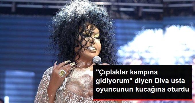 Diva Bülent Ersoy, oyuncu Cem Özer’in kucağına oturdu