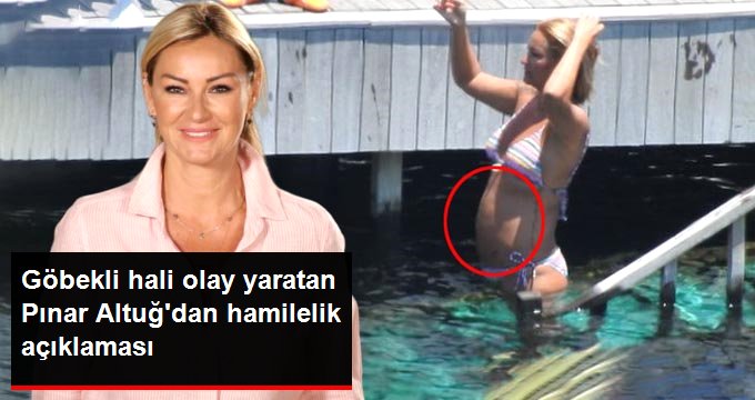 Bikinili fotoğraflarındaki göbeği dikkat çeken Pınar Altuğ hamile mi?