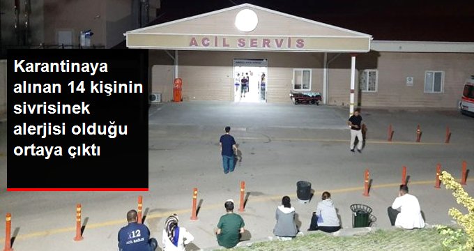 Ankara’da, kimyasal zehirlenme şüphesiyle karantinaya alınan 14 kişinin sivrisinek alerjisi olduğu ortaya çıktı