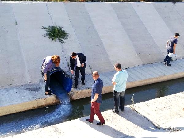 Tekirdağ’daki Kavak Deresi’ne kimyasal karıştı