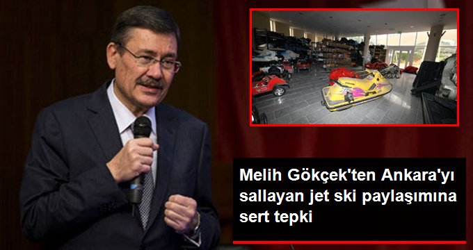 Melih Gökçek’ten CHP’li Gürsel Tekin’in jet ski paylaşımına tepki: Cahille cahil olmak çok ayıp