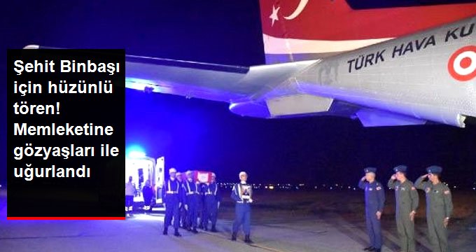 Şehit Binbaşı Akkuş, memleketi Samsun’a uğurlandı