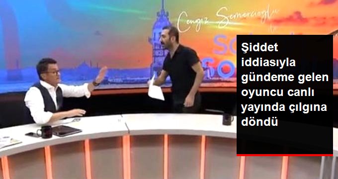 Şiddet iddiasıyla gündeme gelen Metin Yıldız, eski sevgilisi programa bağlanınca yayını terk etmek istedi