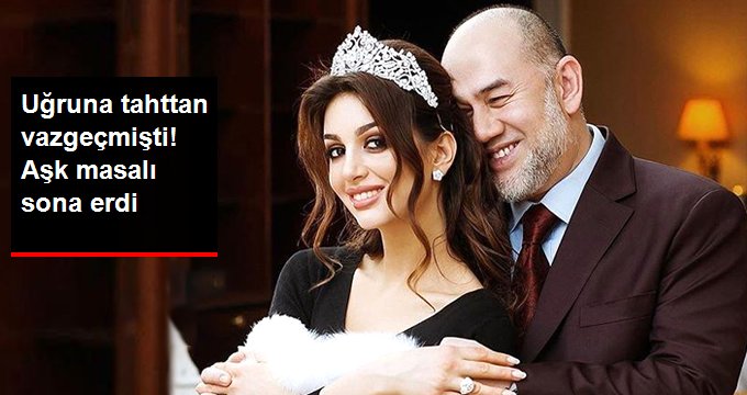 Rus güzellik kraliçesi Oksana Voevodina ile Malezya kralı Muhammed boşandı