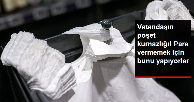 Poşete para vermek istemeyen vatandaş, ücretsiz olan ince poşetlere yöneldi