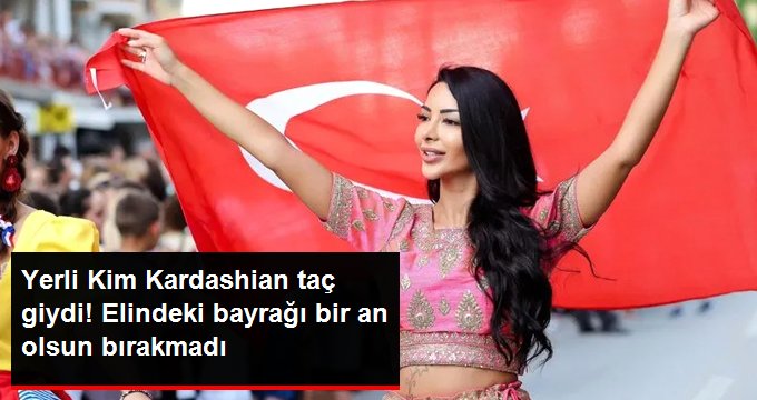 Yerli Kim Kardashian Gizem Şahin, Miss Freedom of The World güzeli seçildi