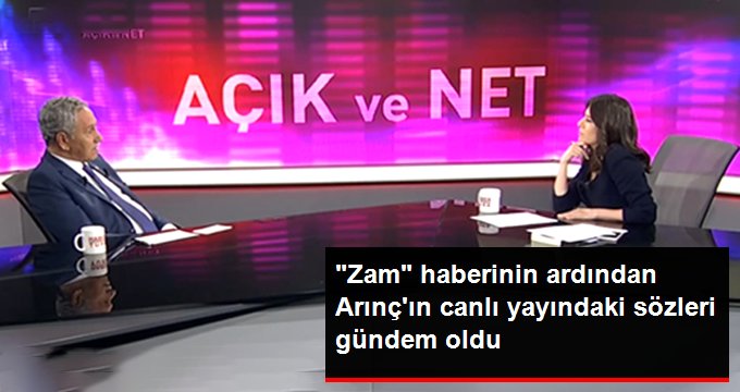 “YİK üyeleri kendi maaşlarına zam yaptı” haberinin ardından Bülent Arınç’ın canlı yayındaki sözleri gündem oldu