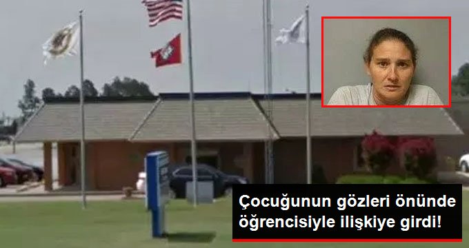 Çocuğunun gözleri önünde öğrencisiyle ilişkiye girdi!