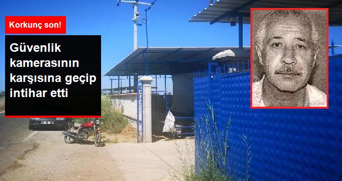 68 yaşındaki adam, güvenlik kamerasının karşısına geçip intihar etti