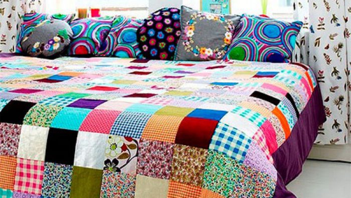 En Şık Patchwork Yatak Örtüsü Modelleri