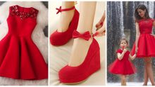 Kırmızı Renk Abiye Elbise Modelleri